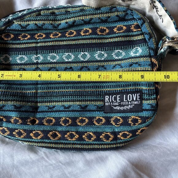 Rice Love Crossbody Purse Bag Blue - Picture 11 of 12